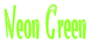 Neon Green Logo Style