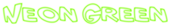 Neon Green Logo Style