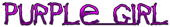 PURPLE GIRL Logo Style