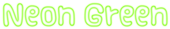 Neon Green Logo Style