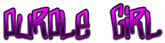 PURPLE GIRL Logo Style