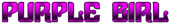 PURPLE GIRL Logo Style