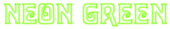 Neon Green Logo Style