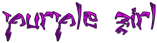 PURPLE GIRL Logo Style