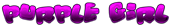 PURPLE GIRL Logo Style