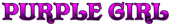 PURPLE GIRL Logo Style