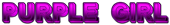 PURPLE GIRL Logo Style