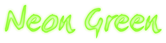 Neon Green Logo Style