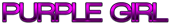 PURPLE GIRL Logo Style