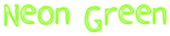 Neon Green Logo Style