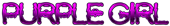 PURPLE GIRL Logo Style