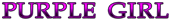 PURPLE GIRL Logo Style