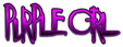 PURPLE GIRL Logo Style