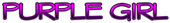 PURPLE GIRL Logo Style