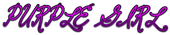 PURPLE GIRL Logo Style