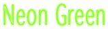 Neon Green Logo Style