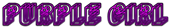 PURPLE GIRL Logo Style