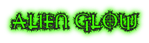 Alien Glow Logo Style