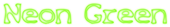 Neon Green Logo Style