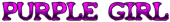 PURPLE GIRL Logo Style