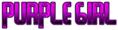 PURPLE GIRL Logo Style