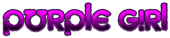 PURPLE GIRL Logo Style