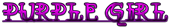 PURPLE GIRL Logo Style