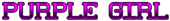 PURPLE GIRL Logo Style