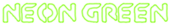 Neon Green Logo Style