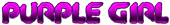 PURPLE GIRL Logo Style