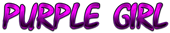 PURPLE GIRL Logo Style