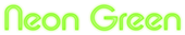 Neon Green Logo Style