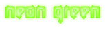 Neon Green Logo Style