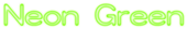 Neon Green Logo Style