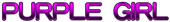 PURPLE GIRL Logo Style