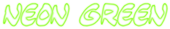 Neon Green Logo Style