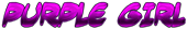 PURPLE GIRL Logo Style