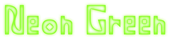 Neon Green Logo Style