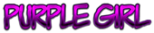 PURPLE GIRL Logo Style