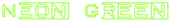 Neon Green Logo Style