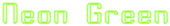 Neon Green Logo Style