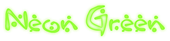 Neon Green Logo Style