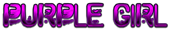 PURPLE GIRL Logo Style