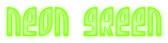 Neon Green Logo Style