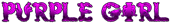 PURPLE GIRL Logo Style