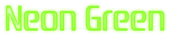 Neon Green Logo Style