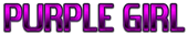 PURPLE GIRL Logo Style