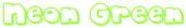 Neon Green Logo Style