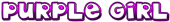 PURPLE GIRL Logo Style