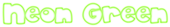 Neon Green Logo Style